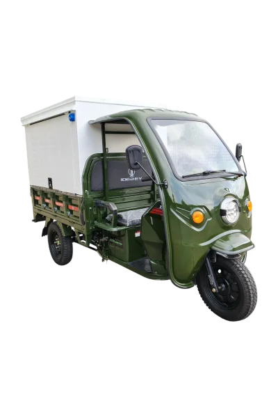 SATSEV รถสามล้อไฟฟ้าตู้บรรทุกท้ายรถเท่าหลังคา