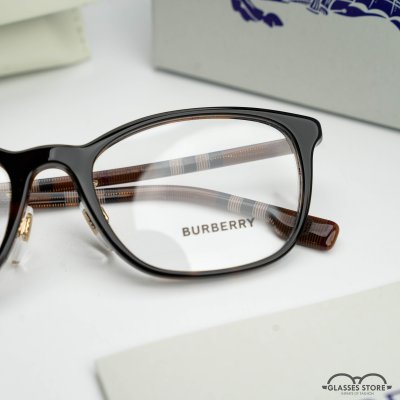 BURBERRY BE2371-4102 DARK AVANA-CHECK BROWN