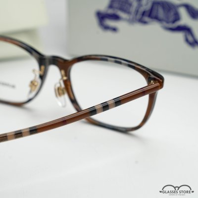 BURBERRY BE2371-4102 DARK AVANA-CHECK BROWN