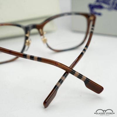 BURBERRY BE2371-4102 DARK AVANA-CHECK BROWN