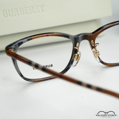 BURBERRY BE2371-4102 DARK AVANA-CHECK BROWN