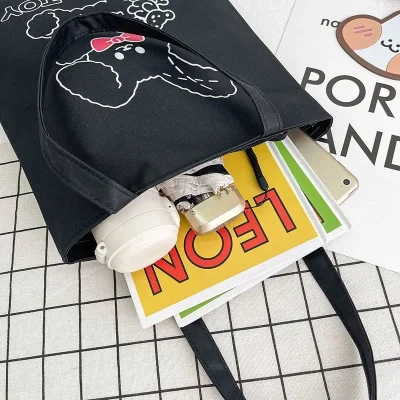 BAG-02 กระเป๋าถุงผ้าดิบลายแคนวาส