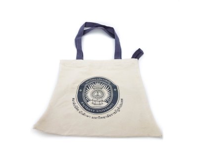 BAG-03 กระเป๋าถุงผ้าดิบลายแคนวาส