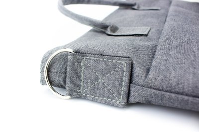 BAG-09 กระเป๋าผ้าฟอกขัดลาย