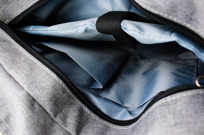 BAG-09 กระเป๋าผ้าฟอกขัดลาย