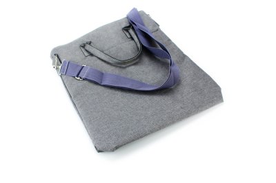 BAG-09 กระเป๋าผ้าฟอกขัดลาย