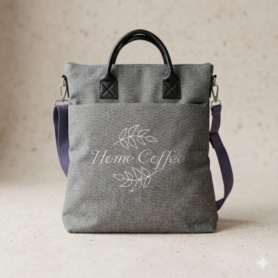 BAG-09 กระเป๋าผ้าฟอกขัดลาย