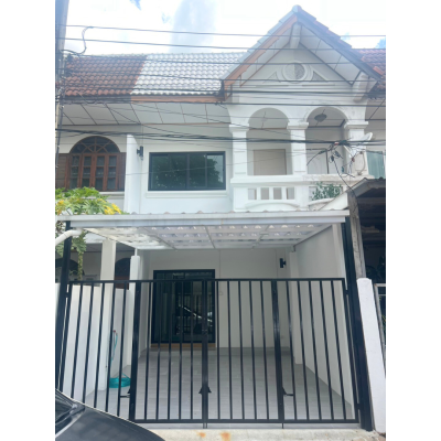 ขายทาวน์เฮ้าส์ ถ.คู้บอน ซอย 27 ขนาด 2 ชั้น 17.5 ตรว. เพิ่งรีโนเวทใหม่ทั้งหลัง ฟรี แอร์ 2 เครื่อง