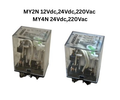 MY2N 12Vdc,24Vdc,220Vac / MY4N 24Vdc,220Vac
