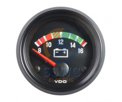 เกจวัดแบตเตอร์รี่ VDO 332-030-001C : 12V