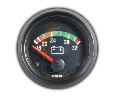เกจวัดแบตเตอร์รี่ VDO 332-040-001C : 24V