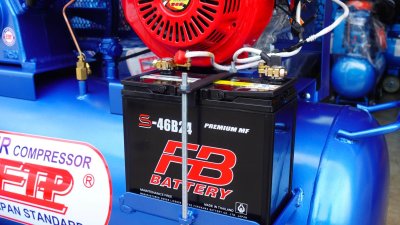 ปั๊มลมโมบาย 300 ลิตร | เบนซิน 13HP