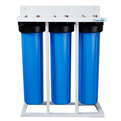 CASCADE ชุดกรองบิ๊กบลู รุ่น ขาตั้งเหล็ก 3 ท่อ 01-BB-20B3 (รวมไส้กรอง)