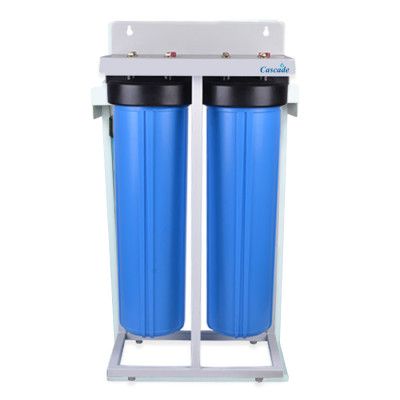 CASCADE ชุดกรองบิ๊กบลู รุ่น ขาตั้งเหล็ก 2 ท่อ 01-BB-20BL (รวมไส้กรอง)