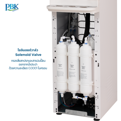 CASCADE ตู้กดน้ำ ร้อน/เย็น/อุณหภูมิห้อง ตั้งพื้น ขาว RO รุ่น 01-CC6-VN340C