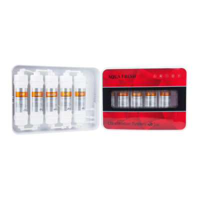 AQUA FRESH เครื่องกรองน้ำ UF INLINE สีแดง / สีฟ้า