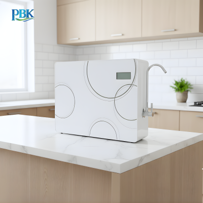 CASCADE เครื่องกรองน้ำ ระบบ 5 ขั้นตอน แบบแขวน/แบบตั้งโต๊ะ กล่องหนาสีขาว มีจอ LED