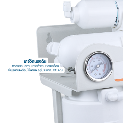 CASCADE เครื่องกรองน้ำ RO อันเดอร์ซิงค์ โครงเหล็ก 10 นิ้ว รุ่น 10-STD-RO75/150/300/400