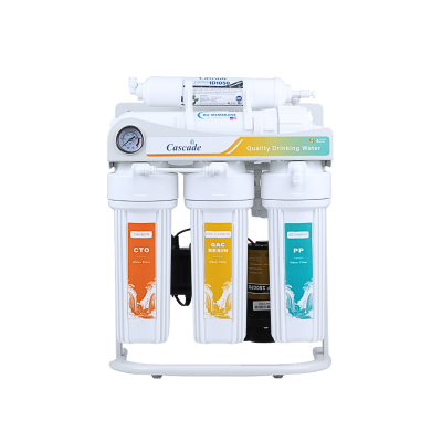 CASCADE เครื่องกรองน้ำ RO อันเดอร์ซิงค์ โครงเหล็ก 10 นิ้ว รุ่น 10-STD-RO75/150/300/400