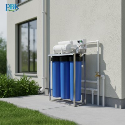 CASCADE เครื่องกรองน้ำ RO โครงสแตนเลส 20 นิ้ว บิ๊กบลู รุ่น 10-STD-RO800-1/1200-1/1200-1S