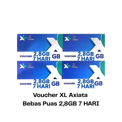 Voucher XL Axiata Bebas Puas 2,8GB 7 HARI