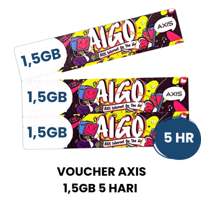 Voucher Axis Aigo Harian 2,5GB 5 HARI