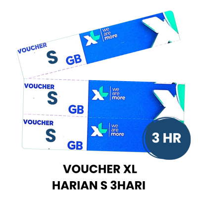 Voucher XL Axiata Bebas Puas 1,2GB 3 HARI