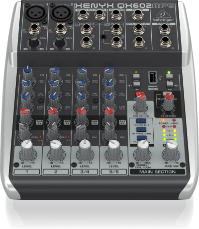 Behringer XENYX QX602MP3