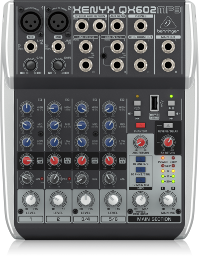 Behringer XENYX QX602MP3