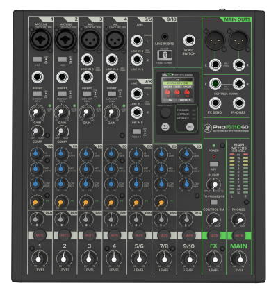 Mackie. ProFX10 GO