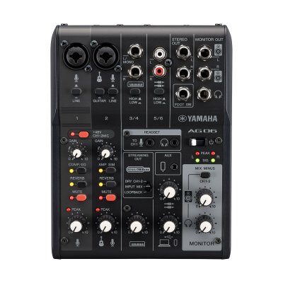YAMAHA AG06MK2 (Black)