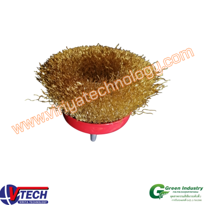 101-4 แปรงถ้วยขนเหล็ก