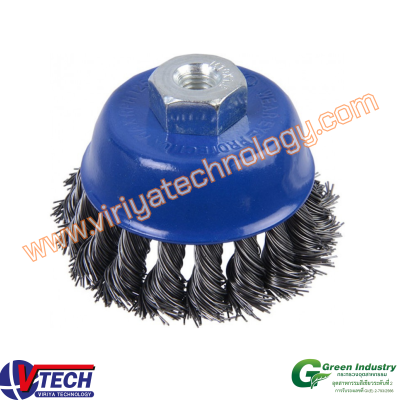 101-4 แปรงถ้วยขนเหล็ก