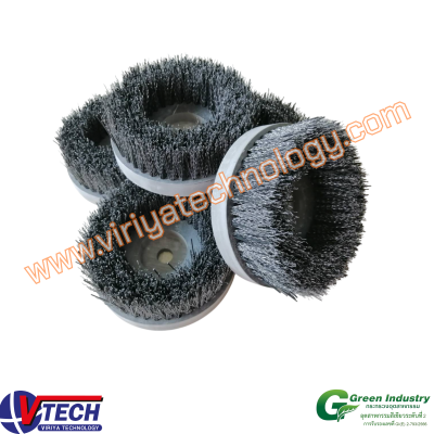 103-4  แปรงจานกลมขนลวดเหล็ก