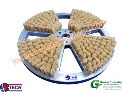 103-7  แปรงจานกลมขนหญ้าแทมปิโก้