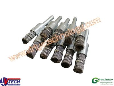 104-4 แปรงพู่กันขนลวดเหล็ก