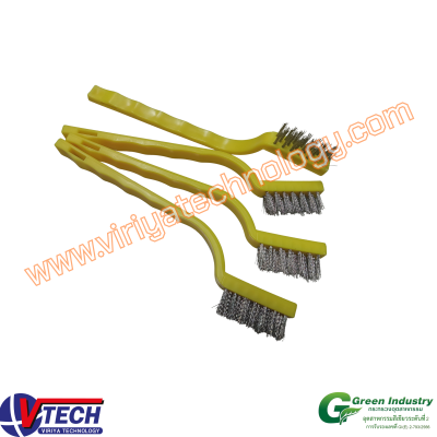 105-5 แปรงด้ามมือขนลวดสแตนเเลส