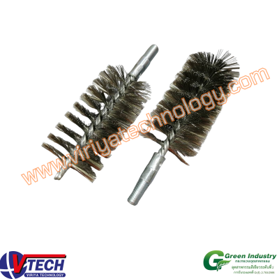 106TypeC-5 แปรงแยงท่อตูดมีเกลียวขนลวดสแตนเลส