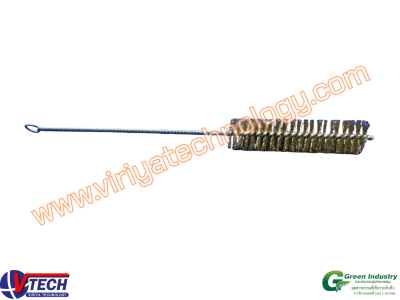 106-6 แปรงแยงท่อขนทองเหลือง