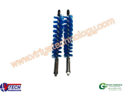 106TypeC-3 แปรงแยงท่อตูดมีเกลียวขนไนล่อน