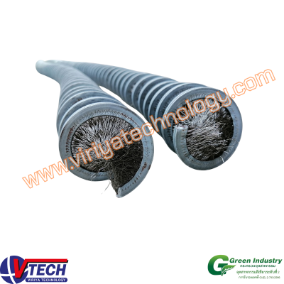 107-5 แปรงขด (ขนอยู่ด้านใน) ﻿ขนสแตนเลส