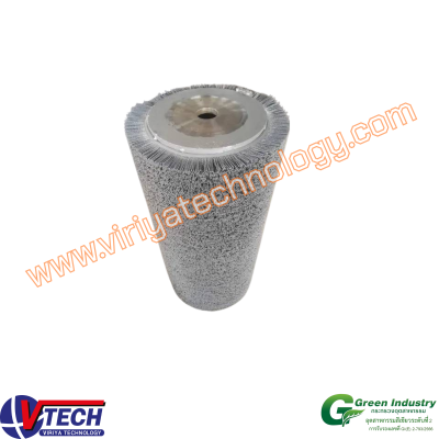 110-8 แปรงลูกกลิ้งคอย ﻿ขนซิลิกอนคาร์ไบร์ด (SIC)