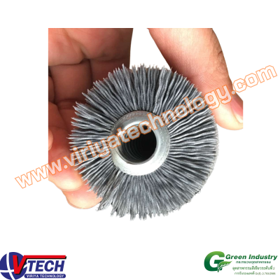 110-8 แปรงลูกกลิ้งคอย ﻿ขนซิลิกอนคาร์ไบร์ด (SIC)