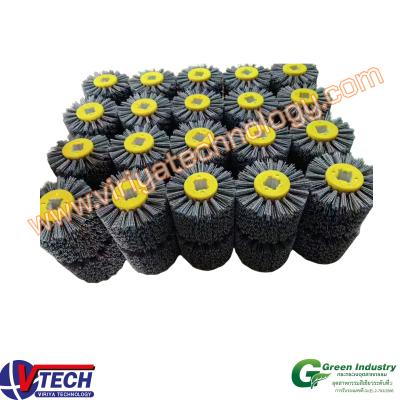 109-8 แปรงลูกกลิ้งชนิดตอกขน ซิลิกอนคาร์ไบร์ด (SIC)