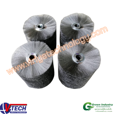 110-5 แปรงลูกกลิ้งคอยสแตนเลส