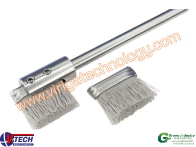 111-9 แปรงแถบชนิดหนีบขน ขนอลูมิเนียมออกไซด์ (AO)