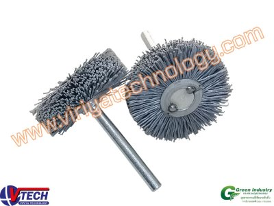113-8 แปรงล้อกลม ขนซิลิกอนคาร์ไบร์ด (SIC)