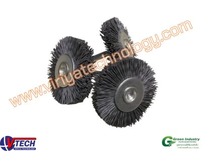 113-8 แปรงล้อกลม ขนซิลิกอนคาร์ไบร์ด (SIC)