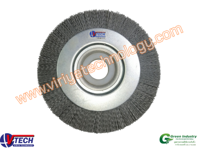 113-8 แปรงล้อกลม ขนซิลิกอนคาร์ไบร์ด (SIC)