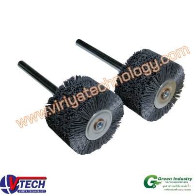 113-8 แปรงล้อกลม ขนซิลิกอนคาร์ไบร์ด (SIC)